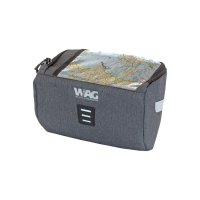 Bolsa de manillar portamapas wag gris