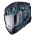 casco integral icon ultrafilte mandala blue azul