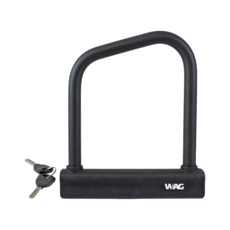 candado wag U-LOCK Ø 18 medio negro