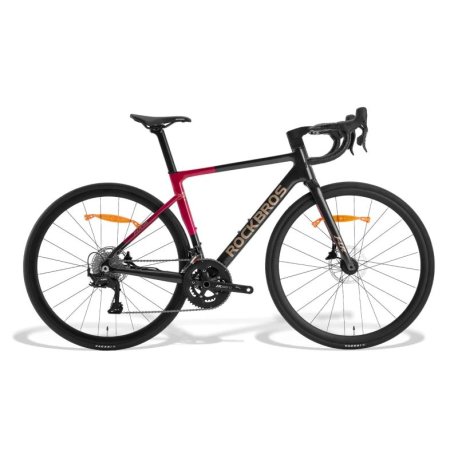 Bicicleta carretera Rockbros FLR-W3 negro-rojo