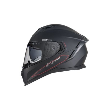 Casco Moto Integral garibaldi Gari G83 Sport negro mate