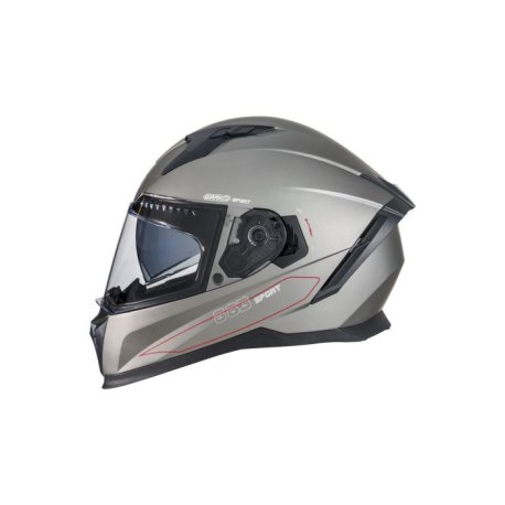 Casco Moto Integral garibaldi Gari G83 Sport gris titanio mate