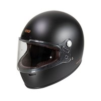 Casco Moto Integral Garibaldi G07X Fiberglass negro mate