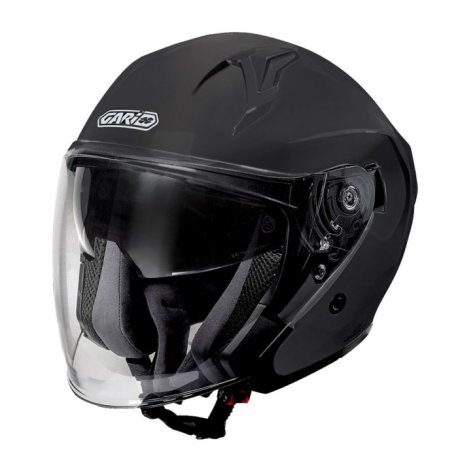 Casco Moto Jet Garibaldi Gari G40 Sunvisor negro mate