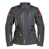 Chaqueta Moto Textil Impermeable Garibaldi Urbansport negro-rojo