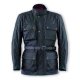 Chaqueta Moto Textil Impermeable Garibaldi Heritage azul