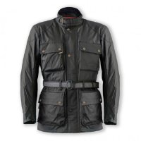 Chaqueta Moto Textil Impermeable Garibaldi Heritage negro