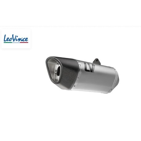 Silenciador Slip-On LV-14R de acero inoxidable Homologado leovince 15631K
