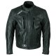 Chaqueta Moto Piel Garibaldi Bullrider negro