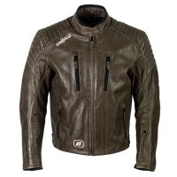Chaqueta Moto Piel Garibaldi Bullrider marron