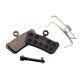 pastillas freno sram trail/guide/g2/level/motive 4piston medium organica/acero (powerful)