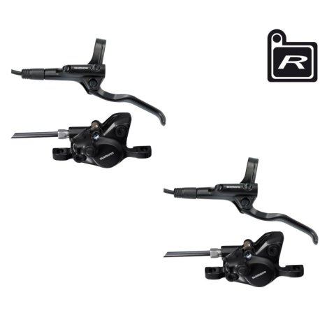Juego frenos delantero y trasero shimano BR-MT200