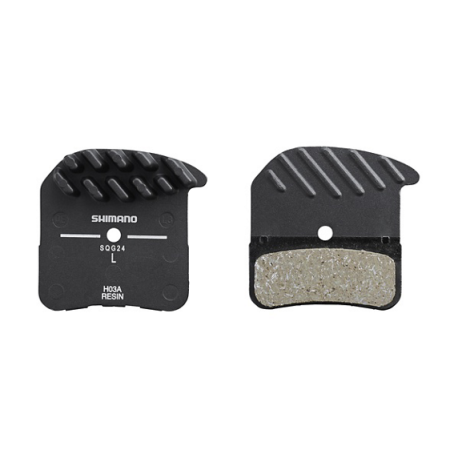Pastillas freno shimano BP-H03A-RF RESINA CON ALETA
