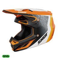 casco shot speed hybrid orange glossy