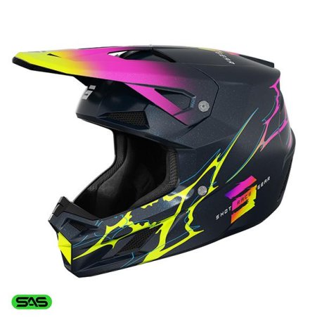 casco shot speed rac blue pearly