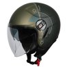 Casco jet origine alpha green