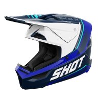 casco shot furious stadium azul brillo