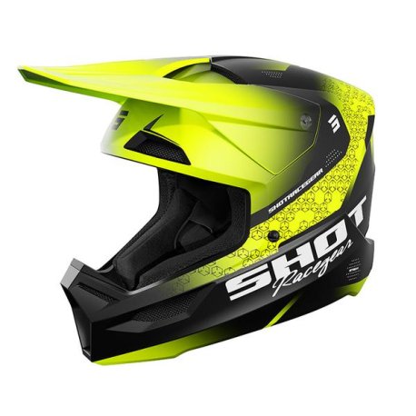 casco shot furious stream yelow matt