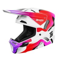 casco shot furious zebra pink glossy