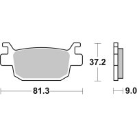Pastillas de freno sinterizadas Brembo 07064XS
