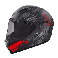 casco integral stormer RACE RED METAL MATT