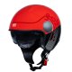 casco jet ORIGINE SIERRA SNATCH FLUO RED GLOSS