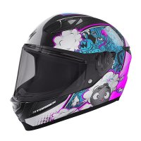 casco stormer strike kit boom blue pink pearly 53-54cm