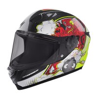 casco stormer strike kit boom red neon 51-52cm