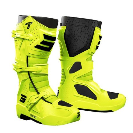 botas shot race 6 neon yelow