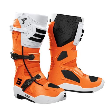 botas shot race 6 orange