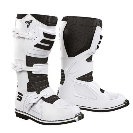 botas shot race 2 white