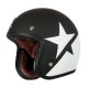 casco origine primo star white black matt