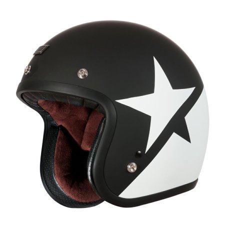 casco origine primo star white black matt