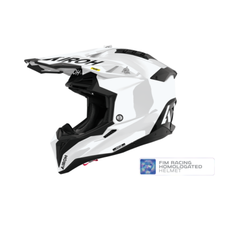 casco airoh aviator 3 evo white gloss