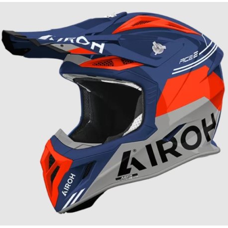 casco airoh AVIATOR ACE 2 FURY CERULEAN GLOSS