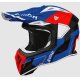 casco cross airoh AVIATOR ACE 2 SHIELD BLUE/RED GLOSS