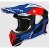 casco cross airoh AVIATOR ACE 2 SHIELD BLUE/RED GLOSS
