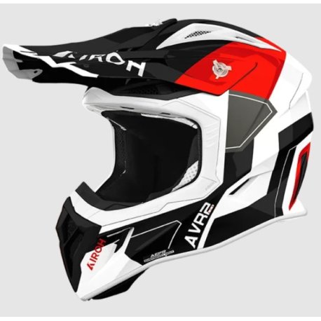casco airoh aviator 2 ace shield red gloss