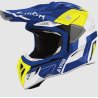 casco airoh aviator ace 2 shield blue-yelow gloss