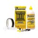 x-sauce kit tubeless mtb válvula fina cinta negra 30mm
