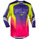 Camiseta FLY RACING F-16 Raze - violeta/rojo/amarillo