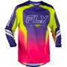 Camiseta FLY RACING F-16 Raze - violeta/rojo/amarillo