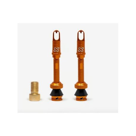 valvulas presta aluminio x-sauce naranja 40mm