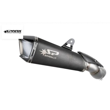 Silenciador Slip-On KONIX EVO spark ECE KAWASAKI Z900 BK GKA0907DOM