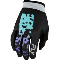 guantes fly racing lite flake negro-gris-multicolor