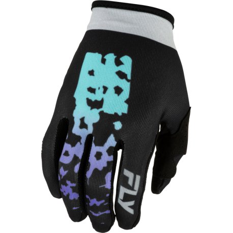 guantes fly racing lite flake negro-gris-multicolor