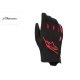 guantes alpinestars Faster V3 Plasma Drystar negro-rojo
