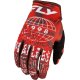 Guantes FLY RACING Kinetic Blur rojo