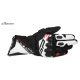 Guantes alpinestars sp-3 black-white-red fluor