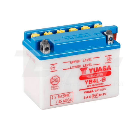 Batería Yuasa YB4L-B Combipack (con electrolito)